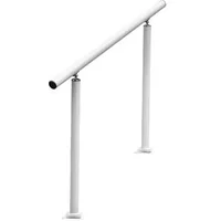 Balustradă-pentru-trepte-exterioare-121-cm-aluminiu-și-fier-reglabilă-0-45-albă-75-kg