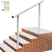 Balustradă-pentru-trepte-exterioare-121-cm-aluminiu-și-fier-reglabilă-0-45-albă-75-kg