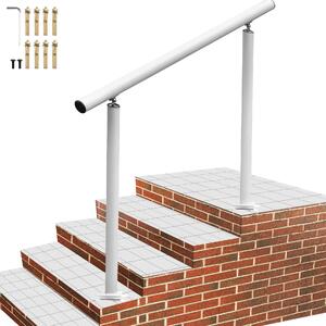 Balustradă-pentru-trepte-exterioare-121-cm-aluminiu-și-fier-reglabilă-0-45-albă-75-kg