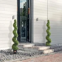 Buxus-artificial-în-spirală-152-4-cm-set-de-2-bucăți-din-PE-și-oțel-cu-protecție-UV-și-ghiveci