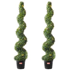 Buxus-artificial-în-spirală-152-4-cm-set-de-2-bucăți-din-PE-și-oțel-cu-protecție-UV-și-ghiveci