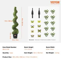 Buxus-artificial-în-spirală-152-4-cm-set-de-2-bucăți-din-PE-și-oțel-cu-protecție-UV-și-ghiveci