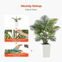 Palmier-areca-artificial-121-9-cm-set-de-2-bucăți-12-tulpini-cu-ghiveci-alb