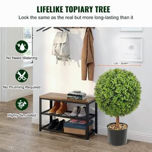 Topiari-artificiali-din-cimișir-61-cm-set-de-2-bucăți-formă-de-bilă-cu-ghivece-protecție-UV