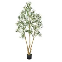 Copac-artificial-de-măslin-213-4-cm-cu-ghiveci-negru-cu-peste-1424-frunze-și-80-de-fructe