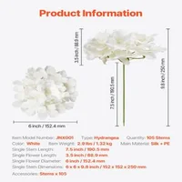 Hortensii-artificiale-105-bucăți-albe-din-mătase-și-polietilenă-înălțime-25-cm