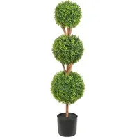 Topiari-artificiali-121-9-cm-set-de-2-bucăți-cu-trei-globuri-ghivece-și-iluminare-LED