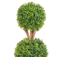 Topiari-artificiali-121-9-cm-set-de-2-bucăți-cu-trei-globuri-ghivece-și-iluminare-LED