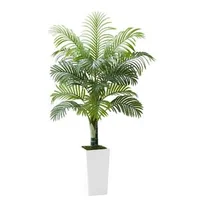 Palmier-areca-artificial-152-4-cm-cu-ghiveci-alb-2-tulpini-18-frunze
