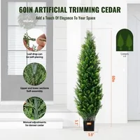 Topiari-artificiali-de-cedru-152-4-cm-set-de-2-bucăți-polietilenă-protecție-UV-cu-ghiveci