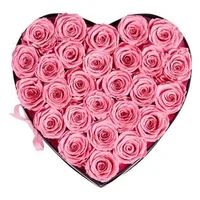Trandafiri-roz-eterni-27-trandafiri-conservați-într-o-cutie-în-formă-de-inimă-roz