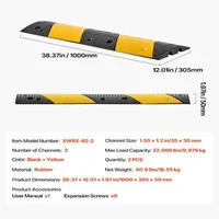 Limitator-de-viteză-din-cauciuc-100x30-5x5-cm-2-bucăți-2-canale-9979-kg-pe-axă