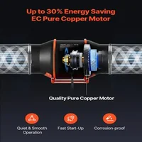 Ventilator-de-tubulatură-cu-filtru-de-cărbune-activ-683-m³-h-152-4-mm-motor-EC-10-viteze-controler-PWM-aplicație-și-temporizator
