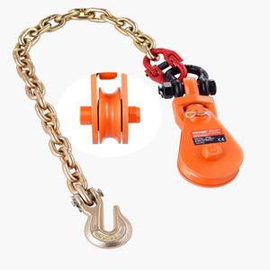 Scripete-de-întoarcere-de-2-tone-cu-lanț-G80-de-0-6-m-și-cârlig-rotativ-rolă-de-74-mm-pentru-cablu-de-9-5-mm