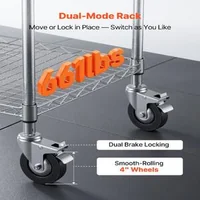 Cărucior-de-bucătărie-pe-roți-cu-3-niveluri-blat-din-lemn-76x46x91-cm-capacitate-de-încărcare-300-kg-raft-extensibil-și-mâner