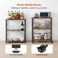 Cărucior-de-bucătărie-cu-3-niveluri-60-cm-suport-pentru-cuptor-cu-microunde-și-cafetieră-rafturi-din-lemn-8-cârlige-pe-roți