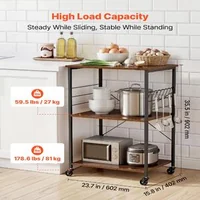 Cărucior-de-bucătărie-cu-3-niveluri-60-cm-suport-pentru-cuptor-cu-microunde-și-cafetieră-rafturi-din-lemn-8-cârlige-pe-roți