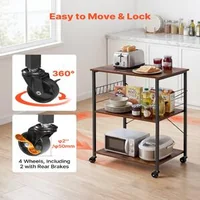 Cărucior-de-bucătărie-cu-3-niveluri-60-cm-suport-pentru-cuptor-cu-microunde-și-cafetieră-rafturi-din-lemn-8-cârlige-pe-roți