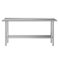 Masă-de-lucru-din-oțel-inoxidabil-61x183-cm-cu-rebord-masă-profesională-pentru-bucătărie-cu-raft-inferior-reglabil
