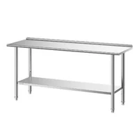 Masă-de-lucru-din-oțel-inoxidabil-61x183-cm-cu-rebord-masă-profesională-pentru-bucătărie-cu-raft-inferior-reglabil