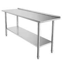 Masă-de-lucru-din-oțel-inoxidabil-61x183-cm-cu-rebord-masă-profesională-pentru-bucătărie-cu-raft-inferior-reglabil