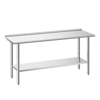 Masă-de-lucru-din-oțel-inoxidabil-61x183-cm-cu-rebord-masă-profesională-pentru-bucătărie-cu-raft-inferior-reglabil