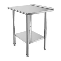 Masă-de-lucru-din-oțel-inoxidabil-61x76-cm-cu-bordură-masă-de-bucătărie-compactă-cu-raft-inferior-reglabil-și-5-cârlige
