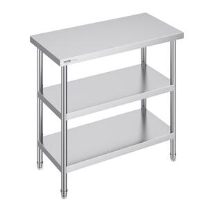 Masă-de-lucru-din-oțel-inoxidabil-SUS201-91-4x45-7x86-cm-3-niveluri-certificată-NSF