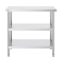 Masă-de-lucru-din-oțel-inoxidabil-SUS201-91-4x45-7x86-cm-3-niveluri-certificată-NSF