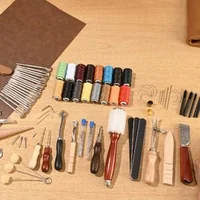 Set-de-instrumente-pentru-piele-92-de-piese-pentru-gravare-găurire-ștanțare-și-cusut-cu-geantă-din-piele-pentru-depozitare