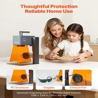 Gravator-laser-portabil-12W-laser-albastru-455-nm-viteză-5000-mm-s-suprafață-de-lucru-100-x-100-mm-Wi-Fi-clasa-4