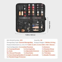 Set-de-scule-pentru-piele-38-piese-pentru-gravare-perforare-ștanțare-și-coasere-cu-geantă-textilă-pentru-depozitare