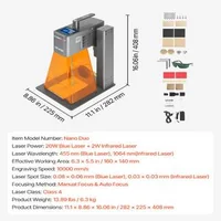Gravor-laser-portabil-dublu-2-în-1-20W-albastru-și-2W-infraroșu-viteză-10-000-mm-s-suprafață-de-lucru-160-x-140-mm