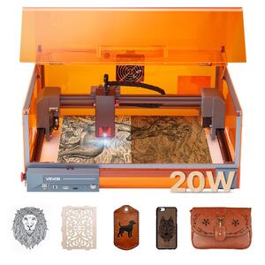 Gravor-laser-20W-cu-carcasă-de-protecție-zonă-de-lucru-300-x-300-mm-viteză-7000-mm-min-clasa-1-pentru-lemn-piele-și-sticlă