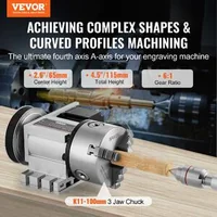 Cap-divizor-cu-mandrină-K11-100-mm-3-bacuri-a-4-a-axă-pentru-freză-CNC-motor-pas-cu-pas-Nema23-raport-6-1-contrapunct-MT2