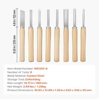 Set-de-dălți-pentru-strung-de-lemn-8-piese-oțel-carbon-lungime-maximă-36-cm-geantă-Oxford