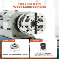 Mandrină-autocentrantă-pentru-strung-de-lemn-10-cm-cu-4-bacuri-filet-de-1-x-8TPI-din-oțel-nichelat