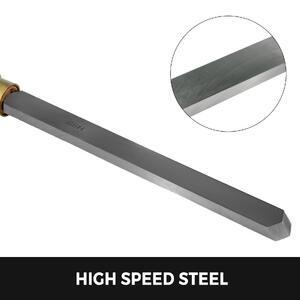 Set-de-dălți-pentru-strunjire-lemn-8-piese-lame-HSS-mânere-din-eucalipt-roșu-lungime-totală-41-cm