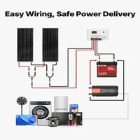 Sistem-solar-200W-12V-2-panouri-monocristaline-de-100W-baterie-LiFePO4-12-8V-50Ah-controler-40A-invertor-800W