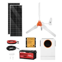 Sistem-hibrid-solar-eolian-600W-12V-2-buc-panouri-de-100W-turbină-eoliană-400W-baterie-LiFePO4-100Ah-invertor-1000W