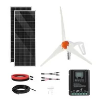 Sistem-hibrid-solar-eolian-600W-12V-2-buc-panouri-de-100W-turbină-eoliană-400W-baterie-LiFePO4-100Ah-invertor-1000W