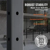Stâlp-de-colț-pentru-balustradă-cu-cabluri-91-cm-secțiune-2-5x5-cm-găuri-în-formă-de-L-oțel-inoxidabil-SUS304-negru-1-bucată