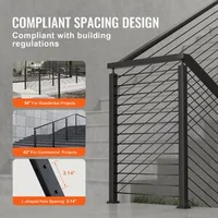 Stâlp-de-colț-pentru-balustradă-cu-cabluri-91-cm-secțiune-2-5x5-cm-găuri-în-formă-de-L-oțel-inoxidabil-SUS304-negru-1-bucată