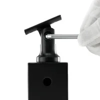Stâlp-de-colț-pentru-balustradă-cu-cabluri-91-cm-secțiune-2-5x5-cm-găuri-în-formă-de-L-oțel-inoxidabil-SUS304-negru-1-bucată