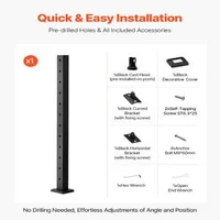 Stâlp-pentru-balustradă-cu-cablu-pentru-scări-107-cm-secțiune-2-5x5-cm-găuri-la-30-de-grade-din-oțel-inoxidabil-negru-1-bucată