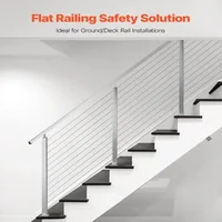 Stâlp-pentru-balustradă-cu-cablu-pentru-scări-107-cm-secțiune-5x5-cm-găuri-la-30-de-grade-din-oțel-inoxidabil-argintiu-HR-005G