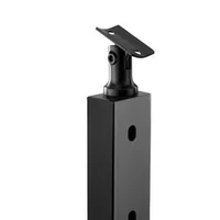 Stâlp-pentru-balustradă-cu-cablu-pentru-scări-91-cm-secțiune-2-5x5-cm-găuri-la-30-de-grade-din-oțel-inoxidabil-negru-1-bucată