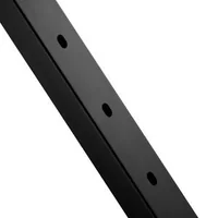 Stâlp-pentru-balustradă-cu-cablu-pentru-scări-91-cm-secțiune-2-5x5-cm-găuri-la-30-de-grade-din-oțel-inoxidabil-negru-1-bucată