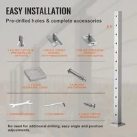 Stâlp-pentru-balustradă-cu-cabluri-pentru-scări-107-cm-secțiune-5x5-cm-găuri-la-30-grade-oțel-inoxidabil-argintiu-HR-005