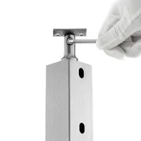 Stâlp-pentru-balustradă-cu-cabluri-pentru-scări-107-cm-secțiune-5x5-cm-găuri-la-30-grade-oțel-inoxidabil-argintiu-HR-005
